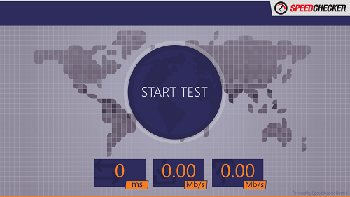 speed checker main interface