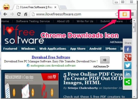 Chrome Downloads 