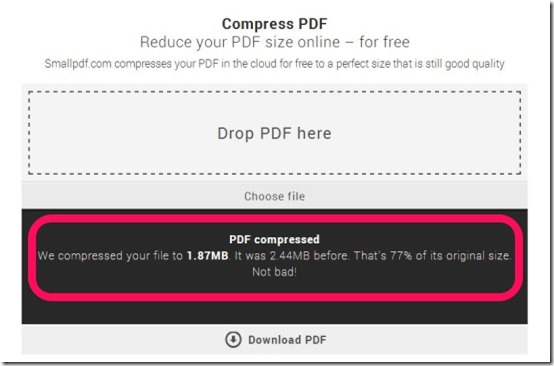 Compress PDF
