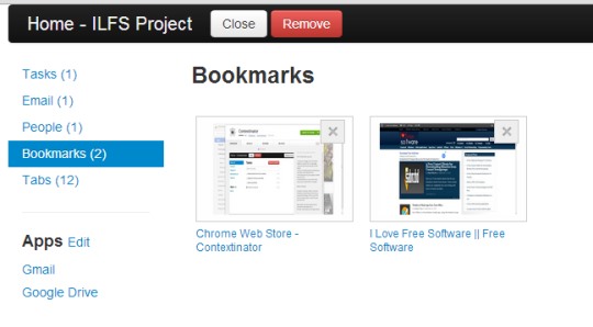 Contextinator- homepage of project