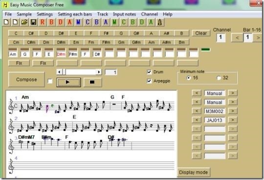 Easy Music Composer Free
