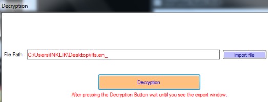 Encryption Studio 2014- decrypt text file