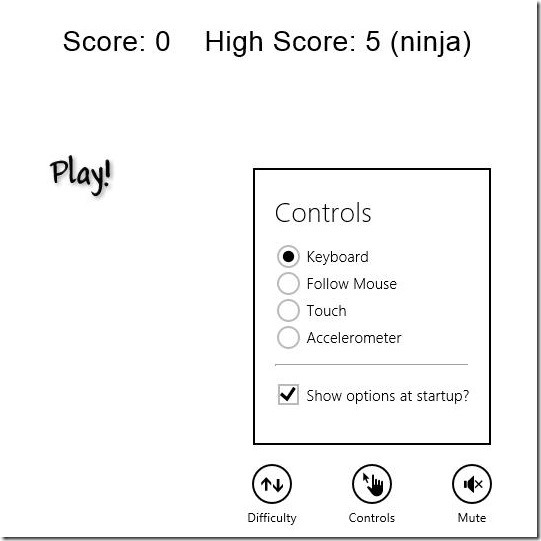 Falling Balls! - changing controls