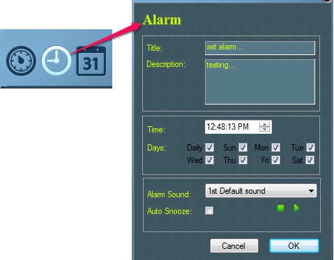 Free Countdown Timer- set alarm