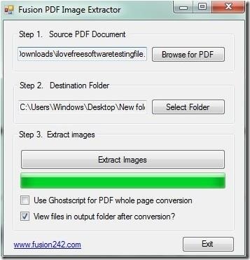 Fusion PDF Image Extractor