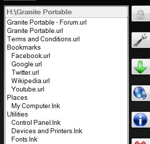 Granite Portable- saved bookmarks
