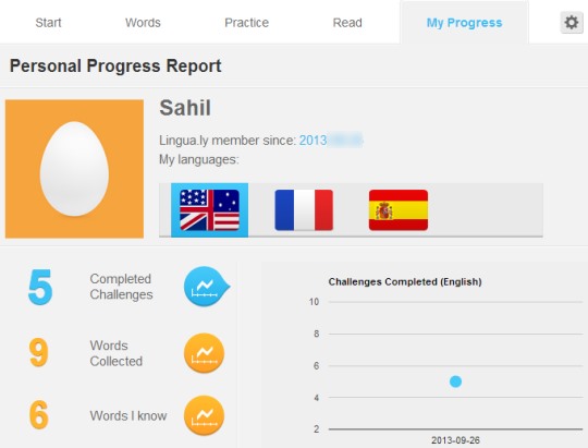 Lingua.ly- progress report