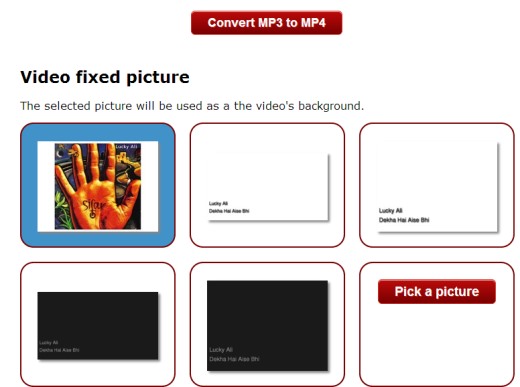MP3Toolbox.net- convert mp3 to video format