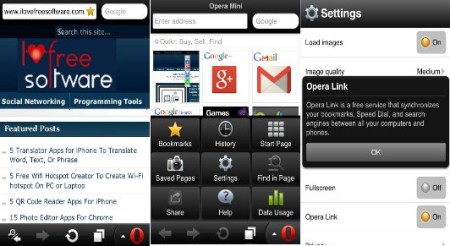 Opera - Alternative for Safari Web browser for iPhone