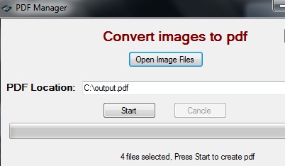 PDF Manager- add images to convert to pdf