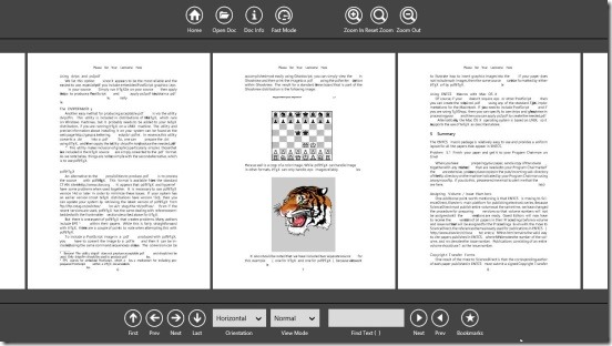 PDF Reader 2.0 - horizontal orientation