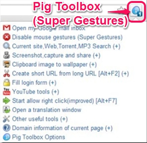 Pig Toolbox (Super Gestures)