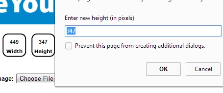 Resize Your Image- enter new height or width