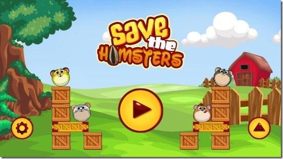 Save The Hamsters - main screen