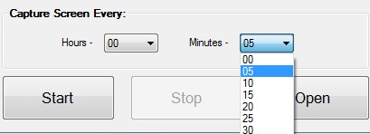 ScreenCapture- set time interval