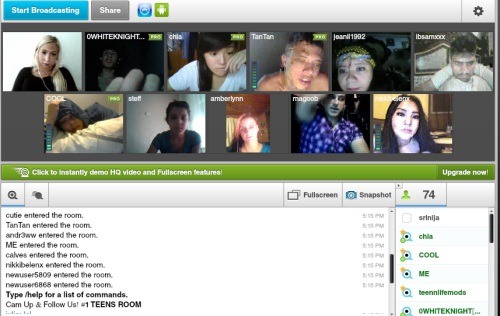 TinyChat is also a chat website which will let you chat with family, friend...