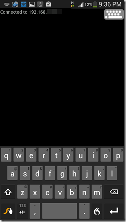 ADR Android keyboard type in your PC