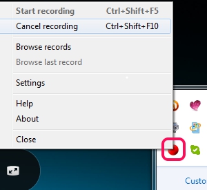 SkypeAutoRecorder- tray icon