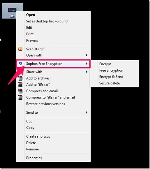 Sophos Free Encryption
