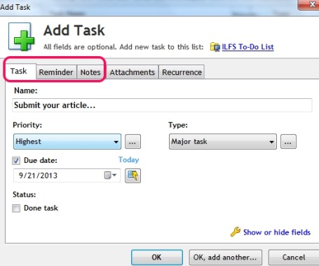 Swift To-Do List Lite- add task