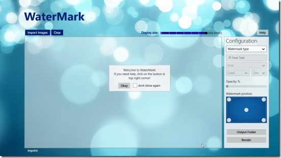 [WaterMark] - main screen