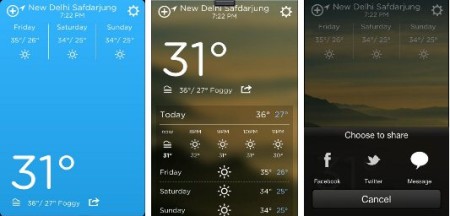 - Weather App for iPhone