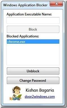 Windows Application Blocker