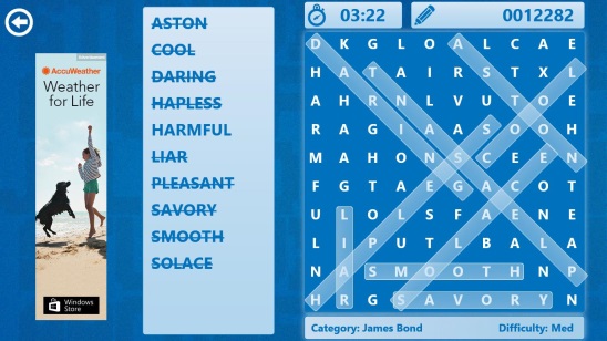 Word Search - Gameplay