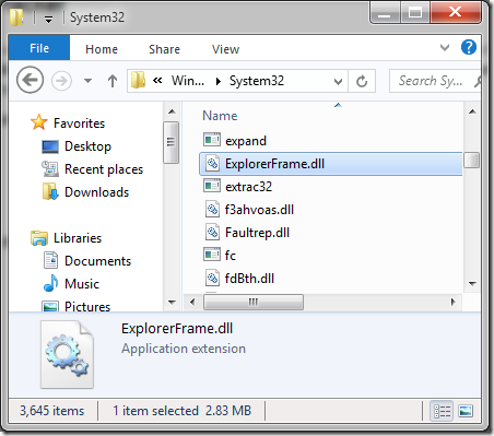 ExplorerFrame.dll