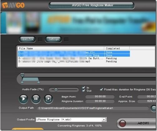 AVGO Free Ringtone Maker