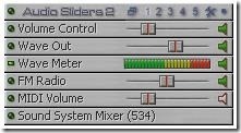 Audio Sliders