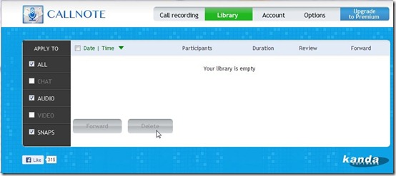 Callnote-skype call recorder-library