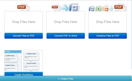 Easy PDF Cloud-online pdf converter- home page