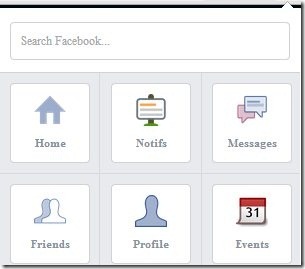 Facebook One-facebook app- interface