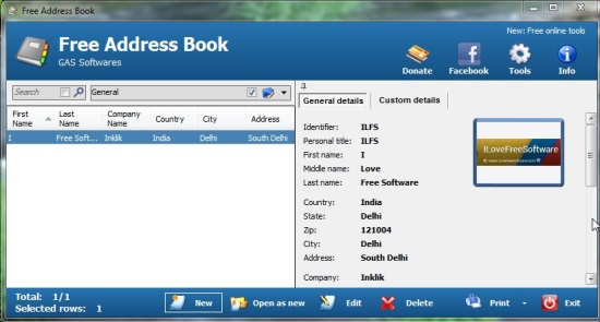 Free Address Book