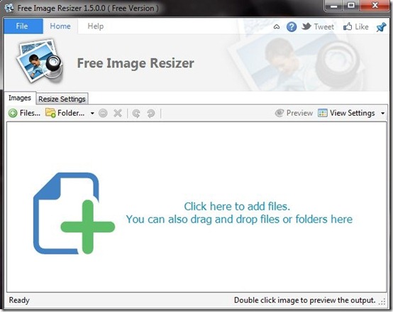 Free Image Resizer-image resizer-interface
