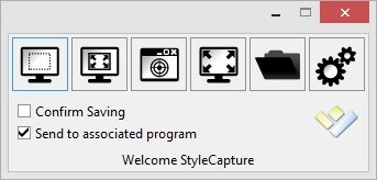 Hornil StyleCapture - Free Screen Capture Tool - Main Window