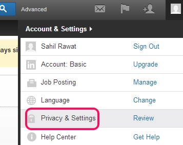 LinkedIn 2 factor authentication- privacy and settings