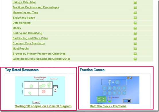 MAtHSFRAME-math games-resource list