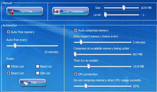 Memory Improve Master Free Version- auto compress system memory