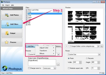 Photopus-photo editor-add filters