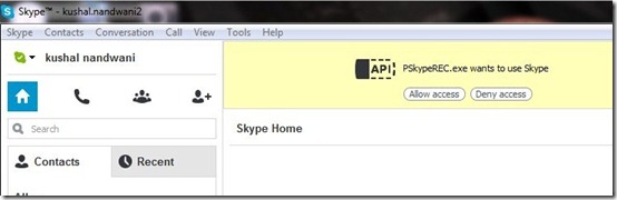 Phrozen Skype REC-record skpe calls-allow access