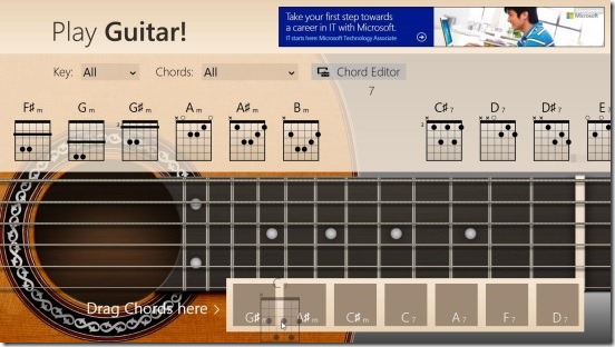 Play Guitar! - chord box to form notes