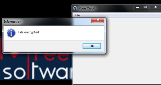 Rose Crypt- file encryption software
