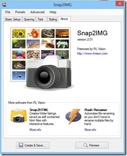 Snap2-contact sheet maker-interface