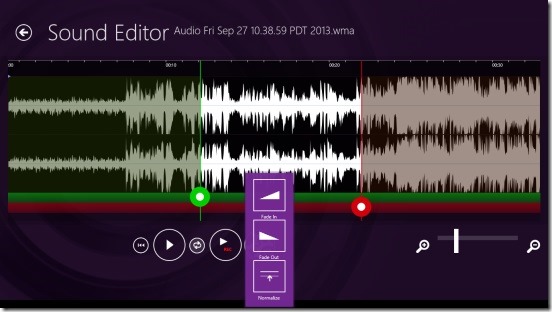 Sound Editor - effects