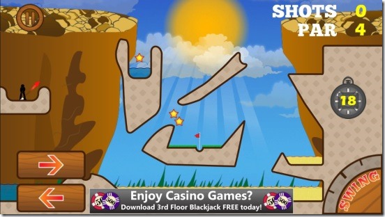Super Golf Land - mini game gameplay