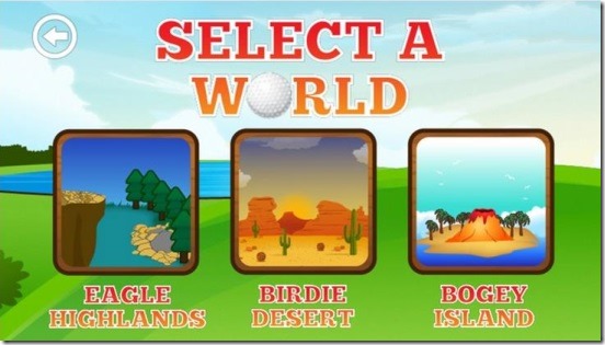 Super Golf Land - worlds