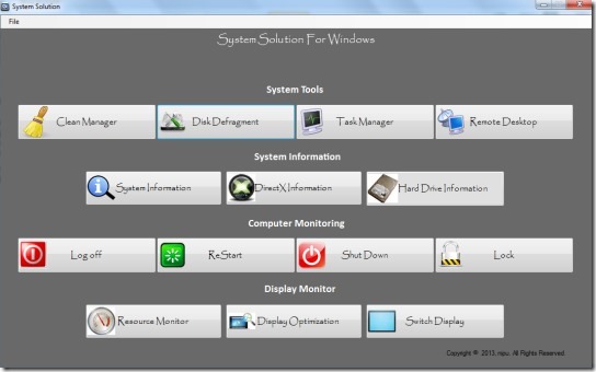 System Solution- interface