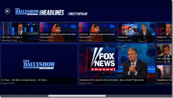 The Daily Show Headlines - most popular category